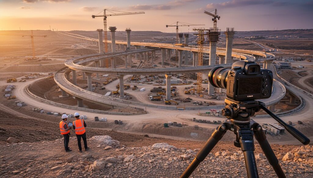 צילום פרויקטי תשתית