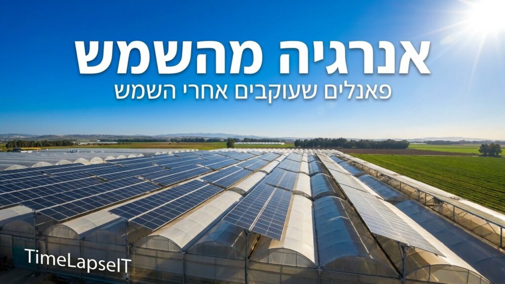 טיימלאפס לפאנלים סולריים