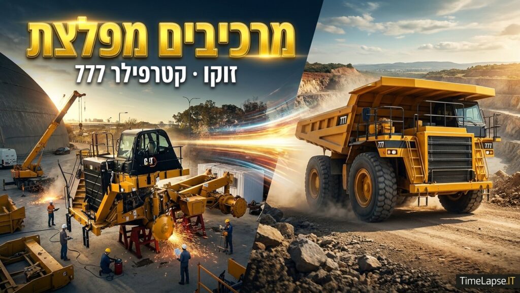 טיימלאפס להרכבת כלים הנדסיים