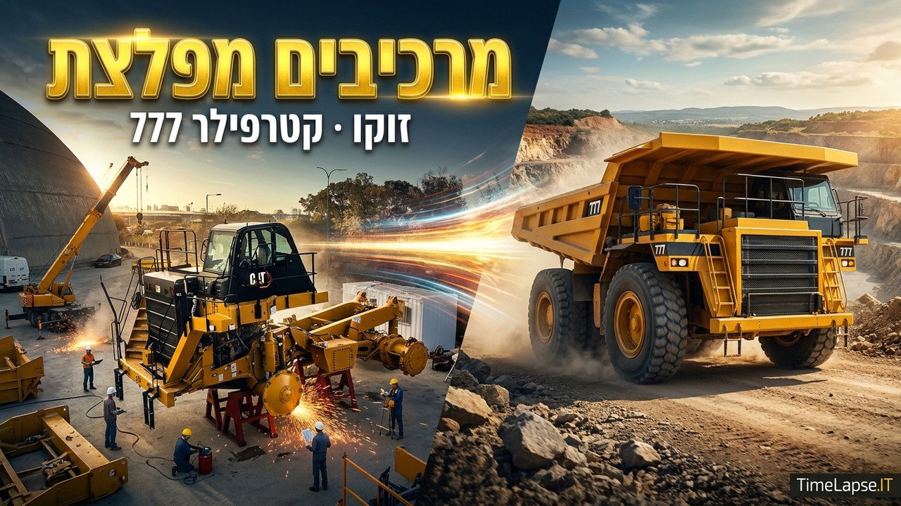 טיימלאפס להרכבת כלים הנדסיים