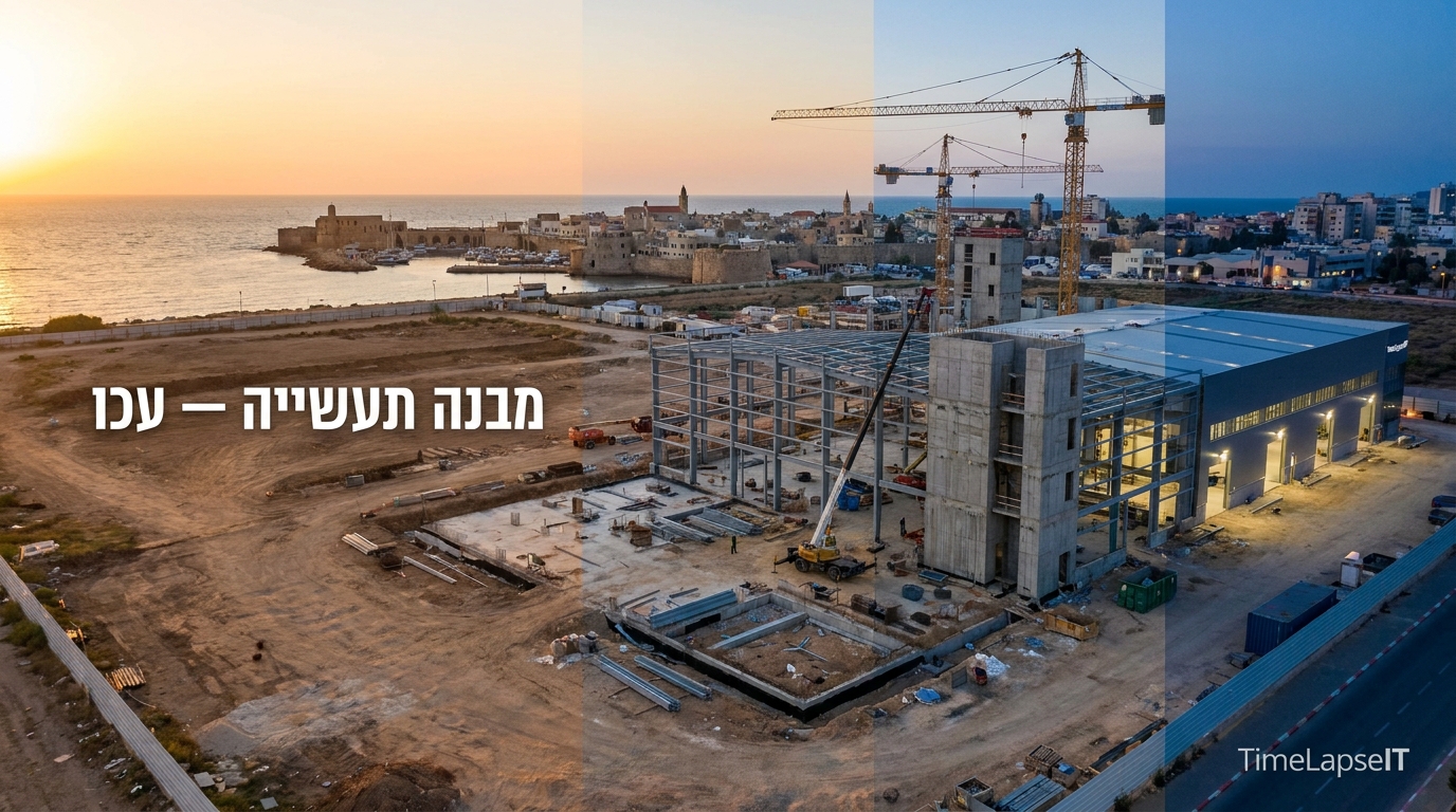 טיימלאפס למבנה תעשייה