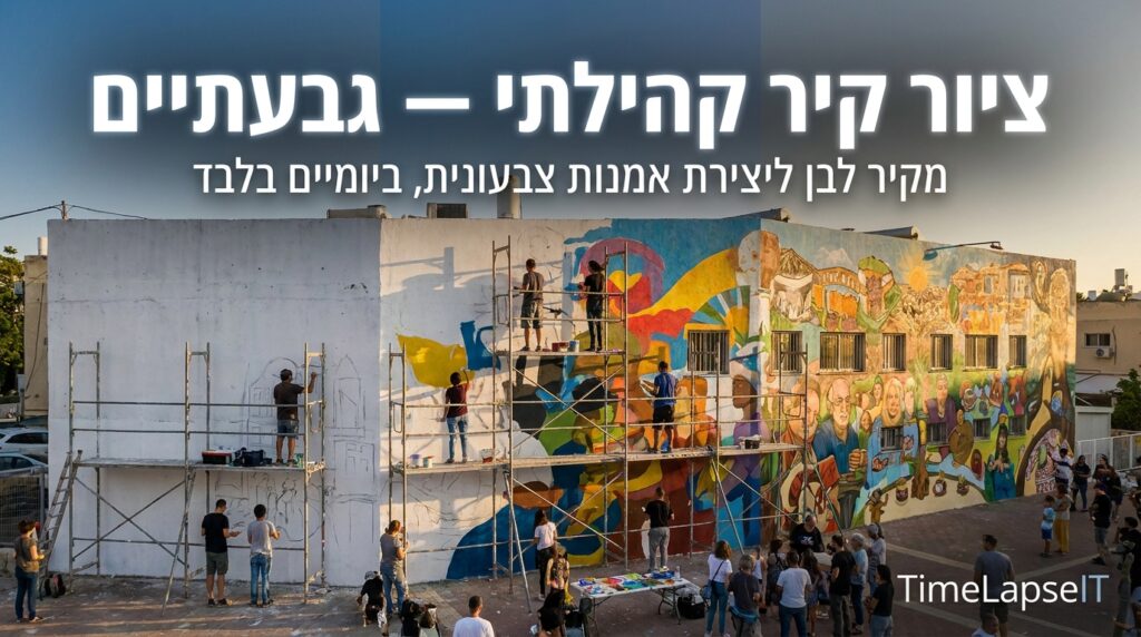 טיימלאפס לאמנות ציבורית