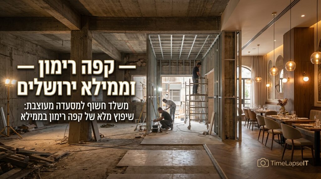 טיימלאפס לשיפוץ