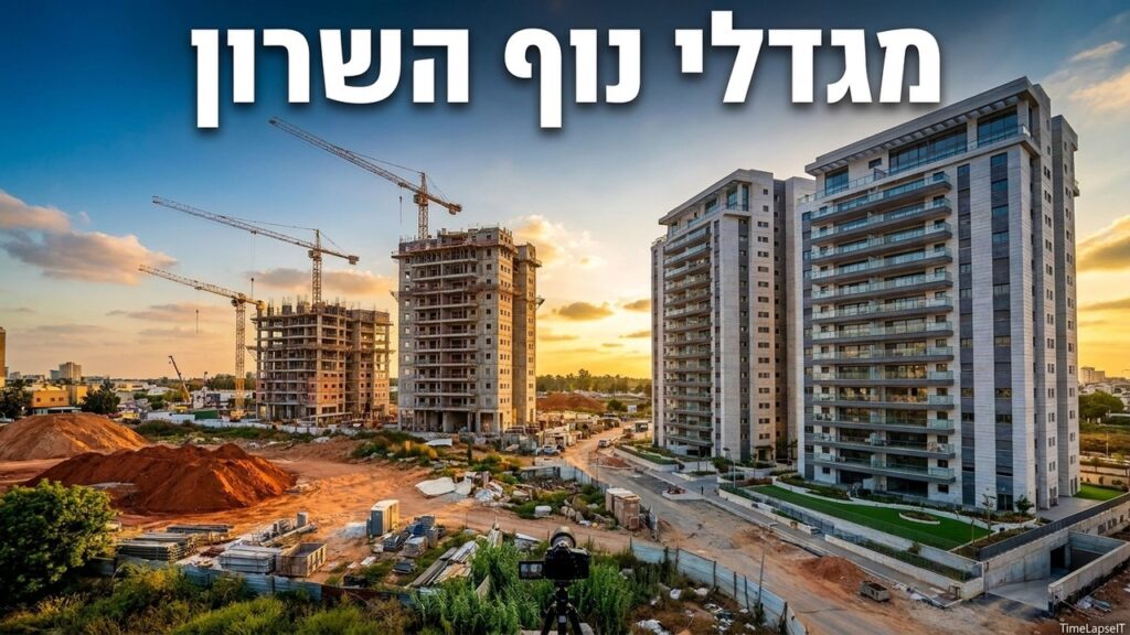 טיימלאפס למגדלי מגורים – נוף השרון, נתניה (עדכון יולי 2026)