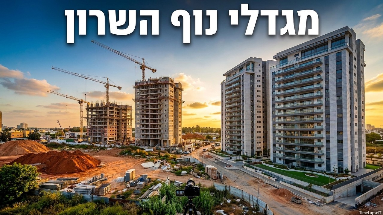טיימלאפס למגדלי מגורים – נוף השרון, נתניה (עדכון יולי 2026)